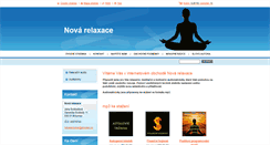 Desktop Screenshot of novarelaxace.cz